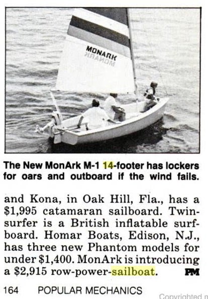 monark 14 sailboat